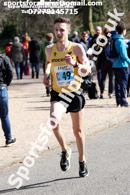 Senior mens Northern 12 Stage Road Relay Champs., Birkenhead Park. Photo: David T. Hewitson/Sports for All Pics